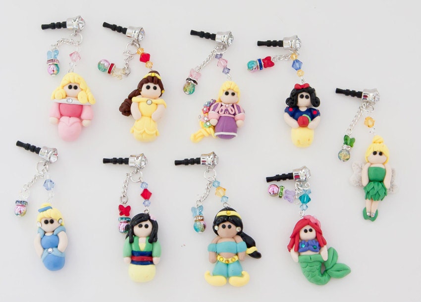 Princess Earphone Plug/Cellphone Charm