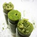 Organic Lip Scrub NEW - Matcha Tea Sugar Scrub - "Green Ice" Organic Tea flavor