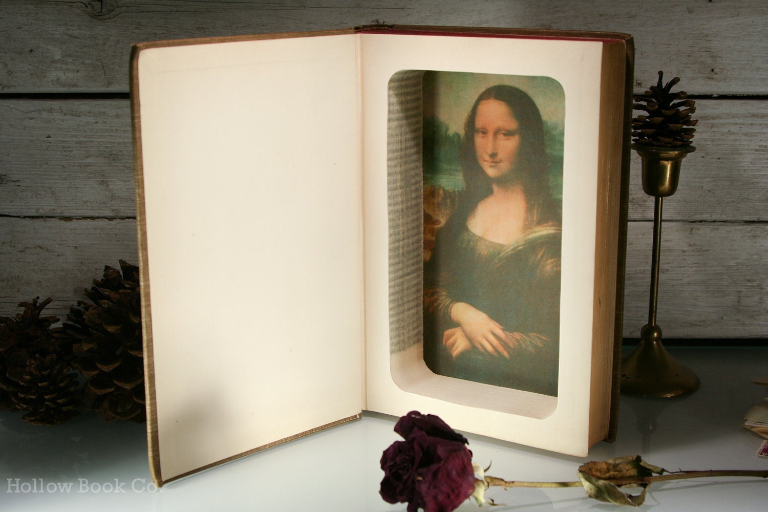 Hollow Book Safe - MONA LISA by Leonardo Da Vinci