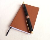MINI Journal Caramel Notebook Moleskine, Faux Leather, Soft-cover, Handbound