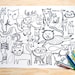Cat Colouring Poster, Limited Edtion