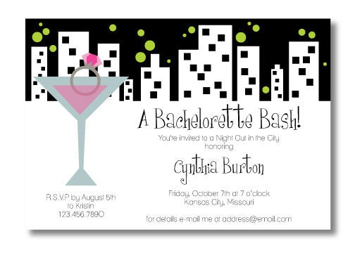Printable Bachelorette Invitation