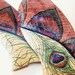 Hand Painted Wedding Shoes- Peacock Bridal Shoes- Peacock Feather High Heels