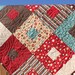 Brown, Red & Blue Baby Boy Quilt