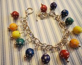Rainbow bead bracelet