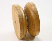 Butterfly Style YoYo Hand Turned Soild Wood Party Favor Kids Toy All Natural Yo-Yo Easter Basket Filler - FunnyFarmToyBarn