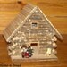 Cabin Dollhouse Includes Furniture Dolls People Accessories Knitted Family Natural Toy Waldorf inspired Set