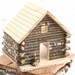 Log Cabin Dollhouse Natural Waldorf Custom Sized Girl's Doll House Rustic