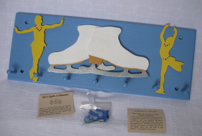 Handcrafted Figure Skating Medal Rack