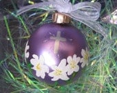 Hand painted Easter ornament.