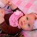 Long sleeve brown and pink baby girls onesie tutu with white chiffon flower CUSTOM ORDER FOR Angele