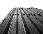 8x10 - The Ladder - Office Decor, Architecture, Modern Structure, City Building Photo, Black and White Wall Art, Skyscraper