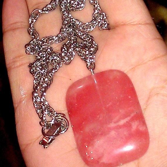 Sterling Silver Natural Gemstone Necklace