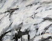 11-12-11, Black, white, cream abstract painting