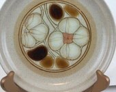 Tiffany Flowers Cloisonne Stoneware Salad Plate