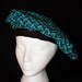 Blue and Black Muffin Hat