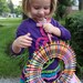 Crayon Wreath In A Pizza Box