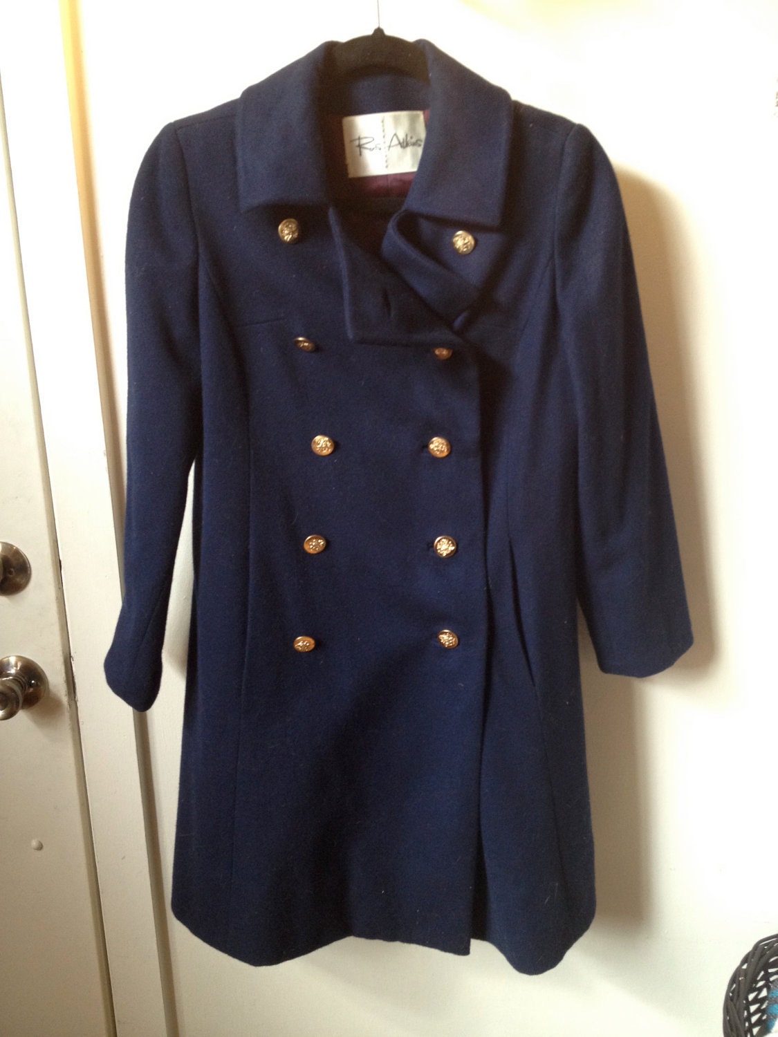 navy blue peacoat