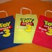TOY STORY BIRTHDAY party favor bags or gift bags (set of 12 bags)