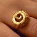 Vermeil Octopus Tentacle Ring