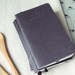 Greyish Pocket Notebook Handmade By Mossery