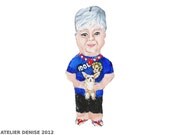 Custom  Personalized  Portrait Ornament
