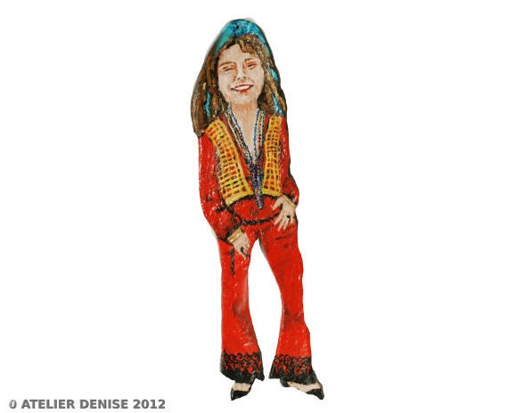 Janis Joplin Christmas Ornament