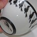 Rare Antique Petersyn Witch Fortune Cup c.1800s Leaf Reading Skull Snake Symbols Teacup