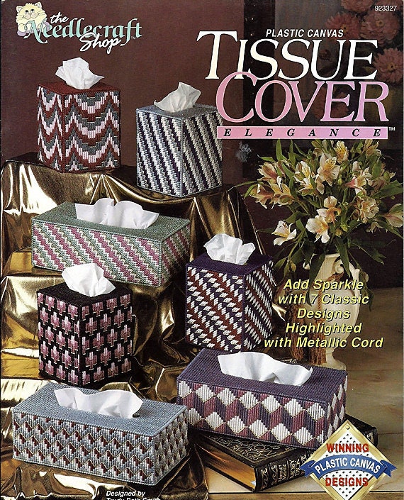 Tissue Cover Elegance Plastic Canvas Pattern The Needlecraft Shop 923327