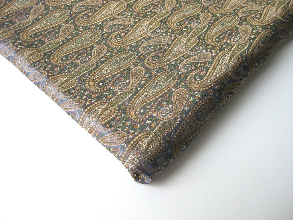 Custom listing for Teressa: ice blue grey gold Indian silk brocade fabric nr 24