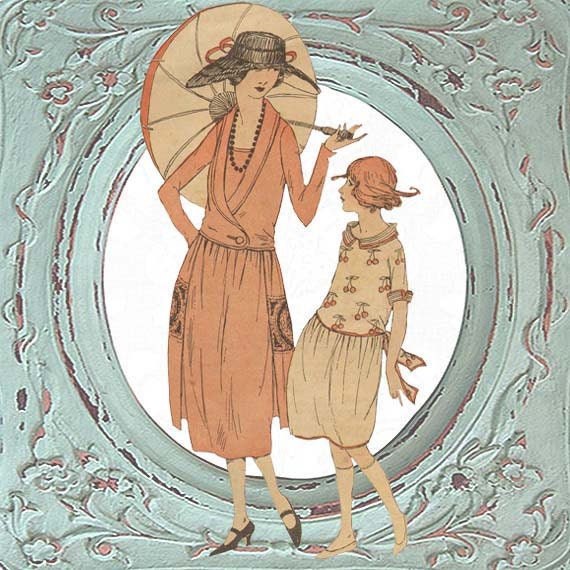 1920s Digital Download Vintage FASHION WORLD Pattern Catalog - 52 Pages Printable Pdf