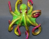 FANTASTIC BRONZE OCTOPUS "Octavio Octopus" Figurine Statue Sculpture Aquatic Art / Limited Edition By Barry Stein