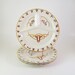 Vintage Fred Roberts Longhorn Steer Grill Plates, Western Cowboy Theme, Mid-Century 1940's 1950's