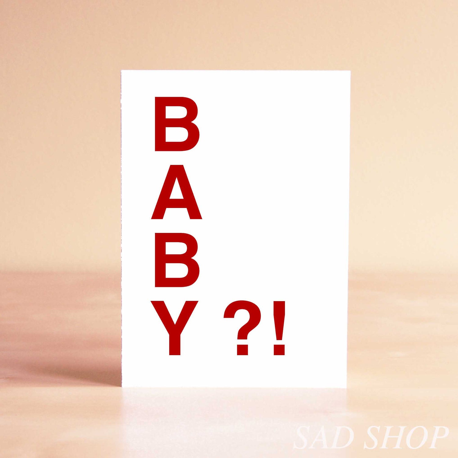 New Baby Card - New Dad Card - New Father's Day Card - New Parents Card - Baby Congratulations Card - BABY