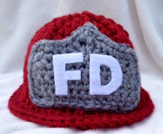 Crochet Baby Fire Hat