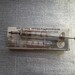 old vintage soviet medical device - glass hypodermic syringe, with additional glass tube - 2 ml, in box made in USSR in 80-th