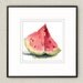Watermelon Watercolor Print, Food Art Print, Fruit Art Print, 8x8, Watercolor Art Print, Home Decor, Wall Decor