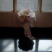 Fabric bridal bouquet, Rustic chic weddings, Fabric flower bouquet, Cotton magnolias, Lace flowers bouquet, Medium sized bouquet