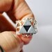 Legend of Zelda Triforce Gold OR Silver - Filigree RING -