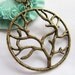 Wish tree necklace---antique bronze wish tree pendant,alloy necklace