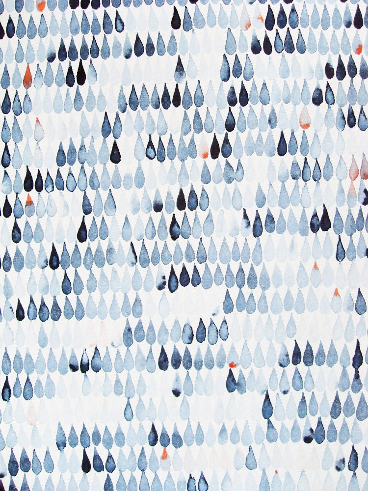 Winter Rain - Original Watercolor Painting