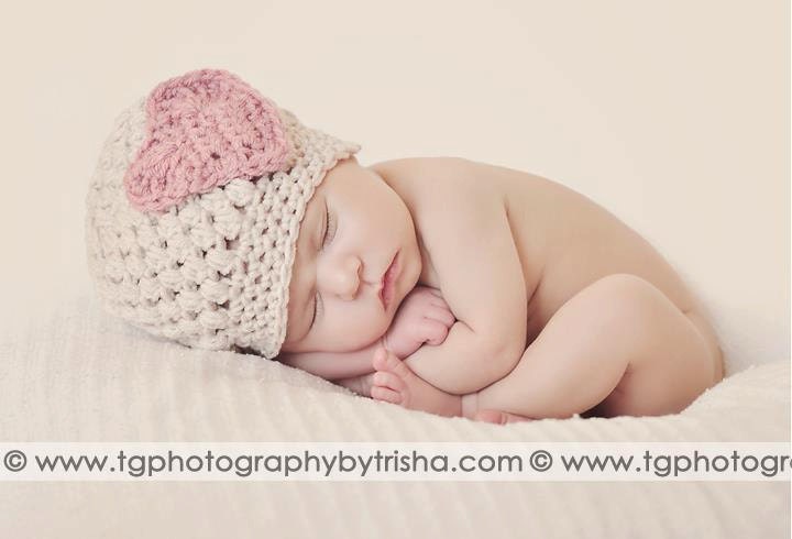 Sweetheart Hat- Valentine's hat- Rose and Linen color
