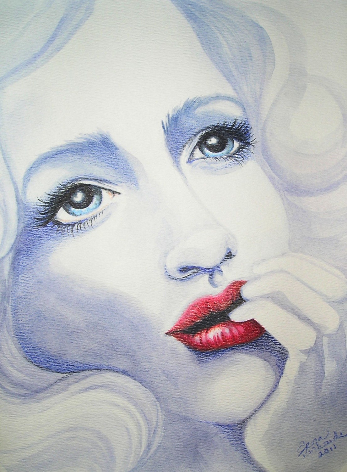 Melancholy 9x12 Original Art