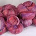 SALE - Fiber Batts for spinning -Taffy Pull (2 oz.) merino, superwash wool, bamboo, silk, silk noil, angelina