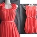 Pink Chiffon Party Dress - Romance Prom Ruffle Cocktail Dress - Sweet Angel Bridesmaid Dress