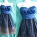 Sexy Blue Party Dress - Forever Love Cocktail Romance Girl Bridesmaid Dress- Birthday Gifts