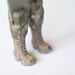 Man in Military boots bookmark . Camo legs in the book. Whimsical fathers day gift. For him, dude, man, male, hero