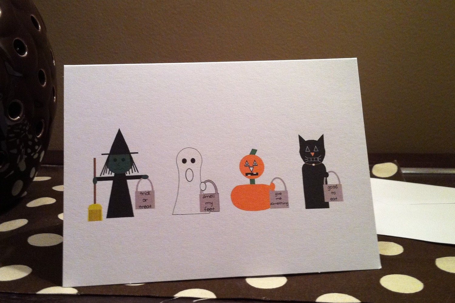 Trick or Treat Halloween Note Cards Set of 8