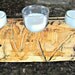 Colorado Aspen Wood Log Candle Holder