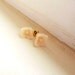 Translucent Light Pink Flower stud earrings-Little Tiny resin flower Post earrings- So sweet and adorable- holiday gift)